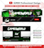 design eye catching youtube banners and logo that pop