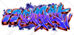 create a hand drawn original graffiti design or logo