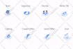 create an isometric industrial illustration