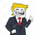 create funny and goofy meme coin art