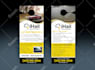 design door hanger, rack card, postcard for lawn care, roofing, hvac, cleaning