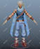 rig 3d character in maya or blender for animation, unreal or unity