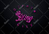 design luxurious sparkle, glitter, shine, feminine logo