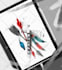 create an awesome tattoo design as a tattoo artist