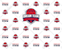 design print ready press conference or sponsors backdrop