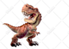 illustrate dinosaur, creature and dragon in digital painting, no ai