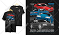 draw car vector illustration for t shirt design