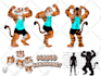 draw character reference sheets fantasy, furry, monsters etc