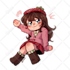 draw anime chibi art in a cute style
