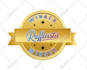 design round badge, patch, stamp, sticker or logo maker