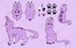 draw a ref sheet for your animal oc