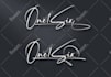 design photography, signature, handwritten, scripted logo
