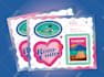 design a creative eye catching personalized sticker sheet