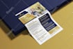 design a minimalist flyer and postcard for your business