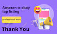 build profitable ebay dropshipping store using amazon, aliexpress listings