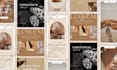do canva instagram branding kit, canva templates and full brand identity