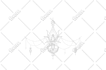 create tattoo design with mandala, flowers or custom