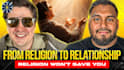 design youtube thumbnail for interview or podcast channel