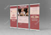 design trade show booth, backdrop exhibition stand graphics for your trade fair