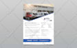 design a clean professional trifold or bifold brochure
