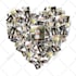 heart shape photo collage, custom love collage photo collage gift