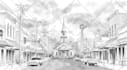 hand draw architecture and urban design sketches
