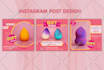 design social media post for instagram and facebook