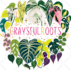 illustrate you and plants, colorful, flat art, pop art