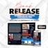 create a book release or book launch flyer  in 4hours