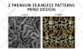 create unique seamless pattern design for printing fabric