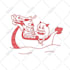 design cute kawaii cartoon design for merch and sticker