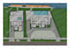 render 2d plan, elevation, section in photoshop