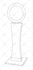 redraw black and white vector outline illustration line art image product sketch