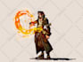draw a fantasy character ilustration