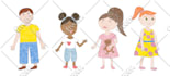 create children book illustrations for your story