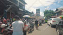 record street walk video of indonesia