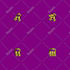 create professional 8 bit and 16 bit pixel art sprites, characters, icons, logo