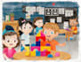 draw watercolor children story book illustrations
