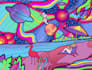 make psychedelic digital doodle art in my style
