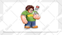 create awesome vector cartoon character mascot logo