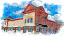 create your photo into architecture watercolor sketch effect