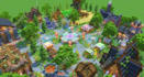 build minecraft spawn,castle,house in survival or creative