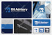 design a minimalist business logo, branding kit, brand identity and brand guide