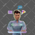 make 3d models, rig them and animate them