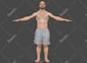 create detailed 3d character for animation and games