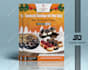 design modern, restaurant menu, food menu, flyer menu poster