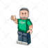 draw you in awesome lego cartoon style minifigure