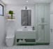 design bathroom, kitchen, bedroom and realistic 3d rendering interior