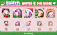 draw great twitch emotes and sub badges for you