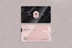 minimal business card design email signature and letterhead